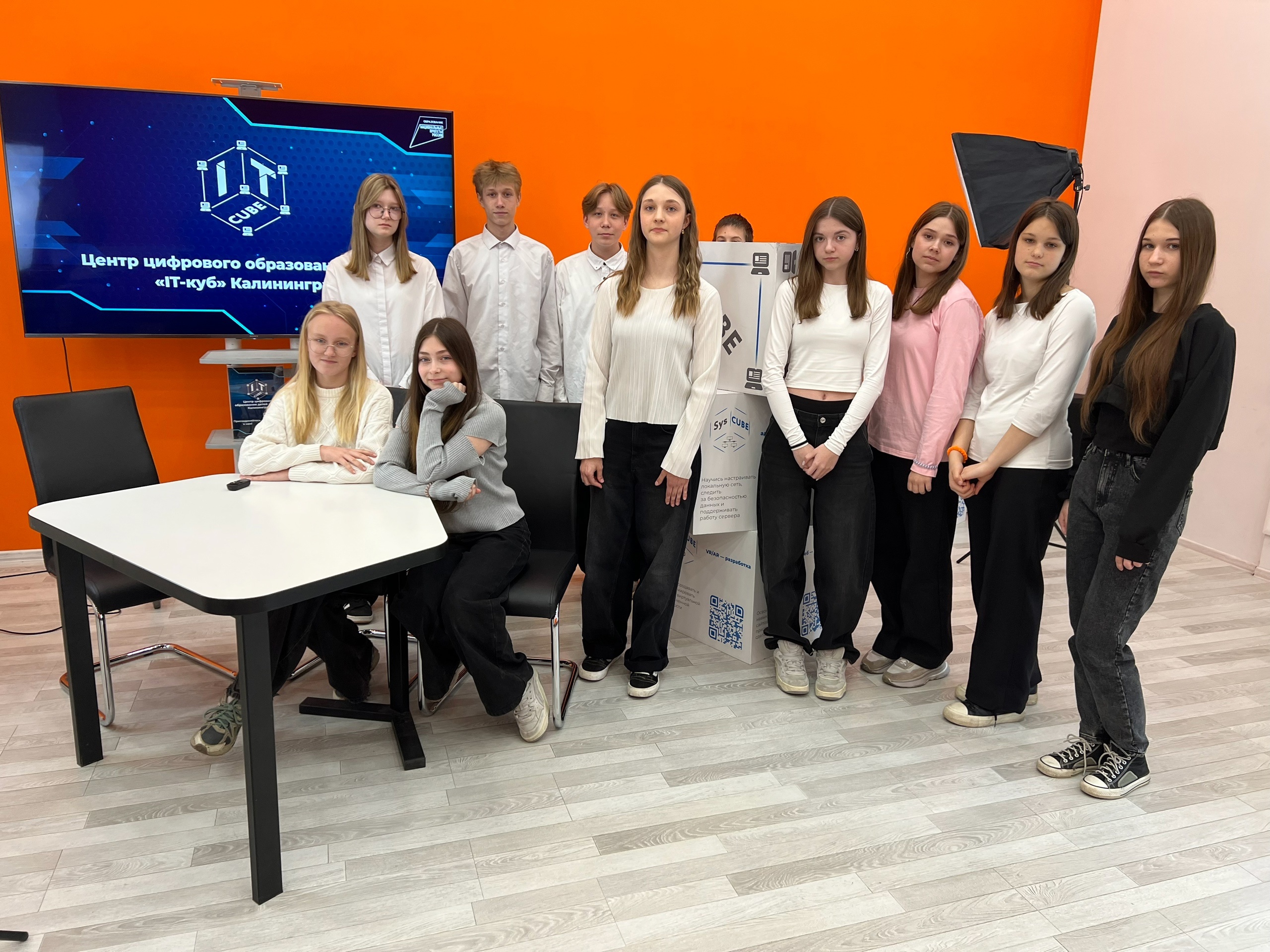 Занятие курса «Основы медиапроизводства» в Центре цифрового образования детей «IT-куб».